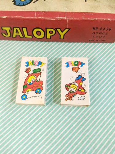 【消しゴム】LADY　JALOPY　おんぼろ　ぽんこつ車