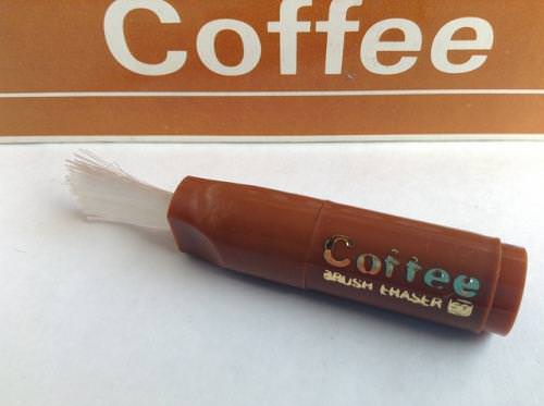 【消しゴム】レモン ブラシ付きコーヒー消ゴム