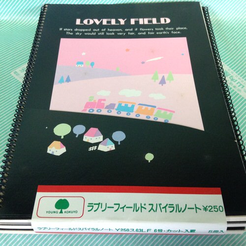【ノート】ラブリーフィールド スパイラルノート