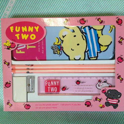 【文具セット】Funny Two ぞうさんとねずみさん