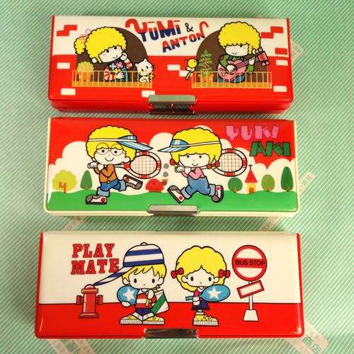 【筆箱】ミツカン　両面筆入　BOY　&　GIRL