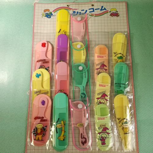 【櫛】ファッションコーム　ファンシーくし　5種4色