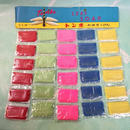 【石鹸】トンボ　かみせっけん　5色